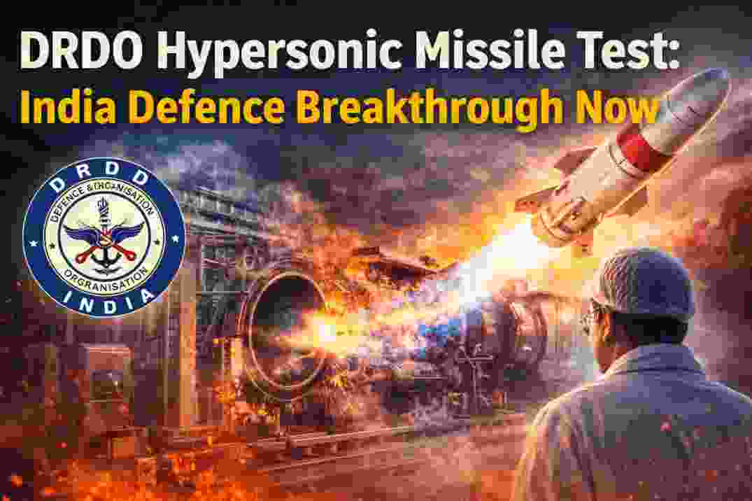 DRDO Hypersonic Missile Test